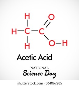 Vector illustration of a background for National Science Day.