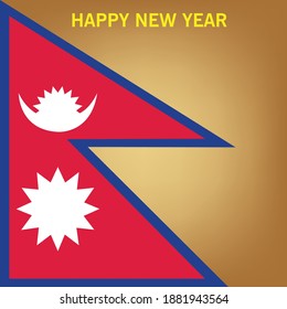 Vector illustration of a Background for Nepali New Year.