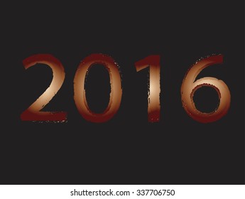 Vector illustration background New Year 