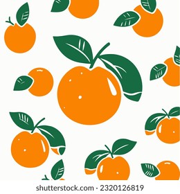 A vector illustration of a background with oranges refers to a visually captivating and artfully crafted graphic representation that showcases a composition of oranges as the central theme. This type 