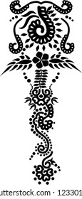 Vector illustration of Background ornament