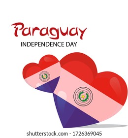 Vector illustration of a Background for Paraguay Independence Day.