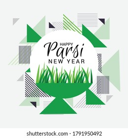 Vector illustration of a Background for Parsi New Year.
