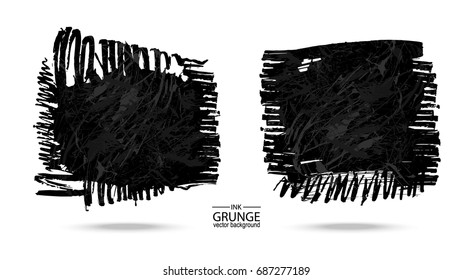  Vector illustration, Background for party design. Hand drawing, texture (mask), ink. 