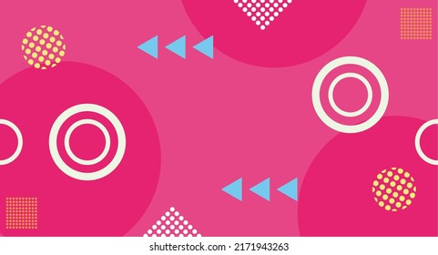 
vector illustration background with pastel pink colors and geometric shapes for banners suitable for all themes