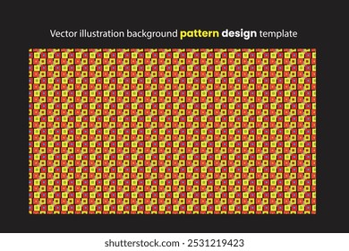 Vector illustration background pattern design template.