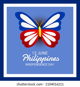 Vector illustration of a Background for Philippines Independence Day.