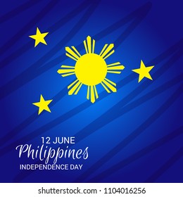 Vector illustration of a Background for Philippines Independence Day.