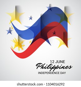 Vector illustration of a Background for Philippines Independence Day.