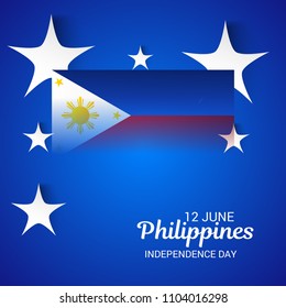 Vector illustration of a Background for Philippines Independence Day.