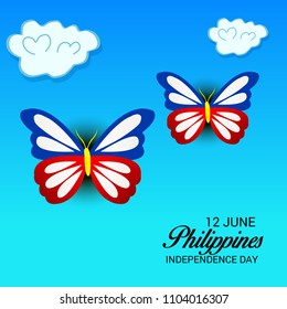 Vector illustration of a Background for Philippines Independence Day.