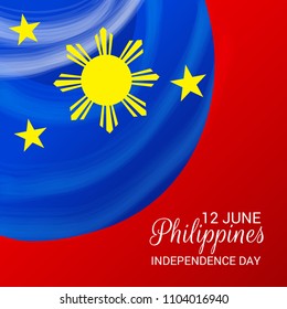 Vector illustration of a Background for Philippines Independence Day.