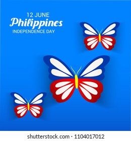 Vector illustration of a Background for Philippines Independence Day.