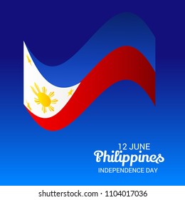 Vector illustration of a Background for Philippines Independence Day.