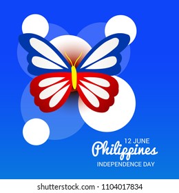 Vector illustration of a Background for Philippines Independence Day.