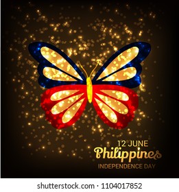 Vector illustration of a Background for Philippines Independence Day.