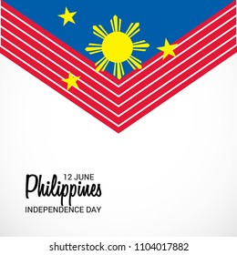 Vector illustration of a Background for Philippines Independence Day.