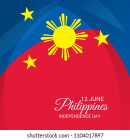Vector illustration of a Background for Philippines Independence Day.