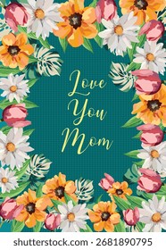 Vector illustration.  Background for postcard, greeting cards, flyers, invitations, party. 