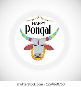 Vector illustration of a background or poster With colorful pots for religious traditional harvest festival Happy Pongal.