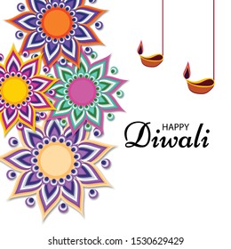 Vector Illustration Background Poster Hindu Festival Stock Vector ...