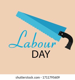 Ilustración vectorial de un fondo o afiche del Día del Trabajo.
