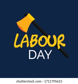 Vector illustration of a background or Poster For Labour Day.
