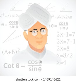 Vector illustration of a background or Poster with stylish text for Happy Teacher's Day.