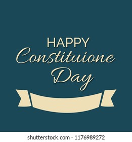 Vector illustration of a background or Poster for United States Happy Constitution Day.