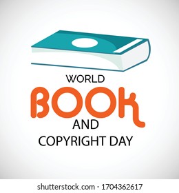 Vector illustration of a background or Poster for World Book Day.