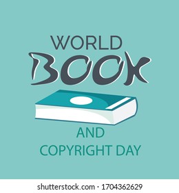 Vector illustration of a background or Poster for World Book Day.