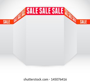 Vector illustration background. Promotion element
