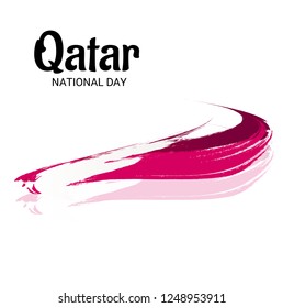 Vector illustration of a Background for Qatar National Day.