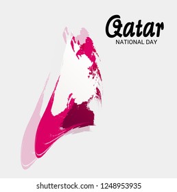Vector illustration of a Background for Qatar National Day.