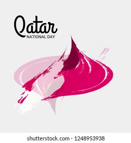 Vector illustration of a Background for Qatar National Day.