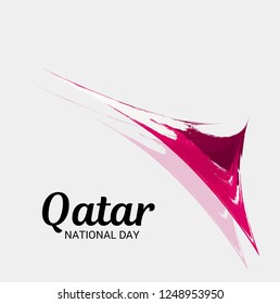 Vector illustration of a Background for Qatar National Day.