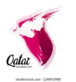 Vector illustration of a Background for Qatar National Day.