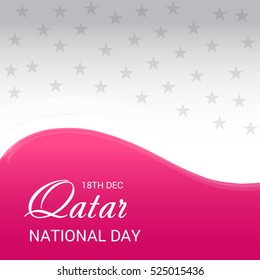 Vector illustration of a Background For Qatar National Day.