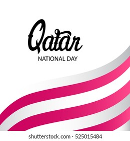 Vector illustration of a Background For Qatar National Day.