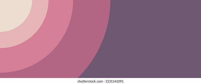 vector illustration, background with rounded shape on the side and copy space area