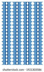 Vector illustration background seamless pattern of a pedestrian suspension bridge logo template or it can also look like the roof of a traditional padang house. 4000x6000 pixel perfect.