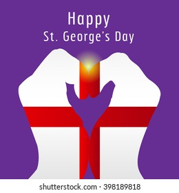 Vector illustration of a background for St George's Day.