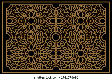 Vector illustration background with style line art