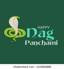 Vector illustration of a Background for Subh Nag Panchami ,mahashivaratri Poster.