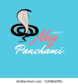 Vector illustration of a Background for Subh Nag Panchami ,mahashivaratri Poster.