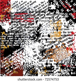 vector illustration of background with text