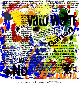 vector illustration of background with text