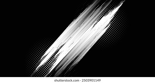 Vector illustration. Background for text. Isolated grunge traces banners set. Black paint. Brush ink stroke. Element for design poster, cover, invitation, gift card, flyer, social media