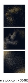 vector illustration background with texture spray style luxury art deco set of graphic