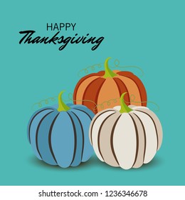  Vector illustration of a Background for Thanksgiving Day. Autumn Seasonal lettering.
